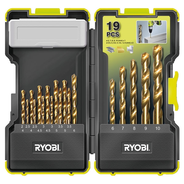 Ryobi RAK19HSS HSS Drill/Driver Bit Set