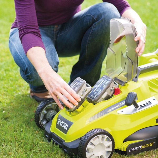 Ryobi 18V Battery Lawn Mower Review Ryobi 18V 36cm Complete Lawn