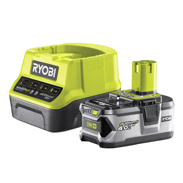 Ryobi 4.0Ah Battery and Charger Kit RC18120-140 18V ONE+