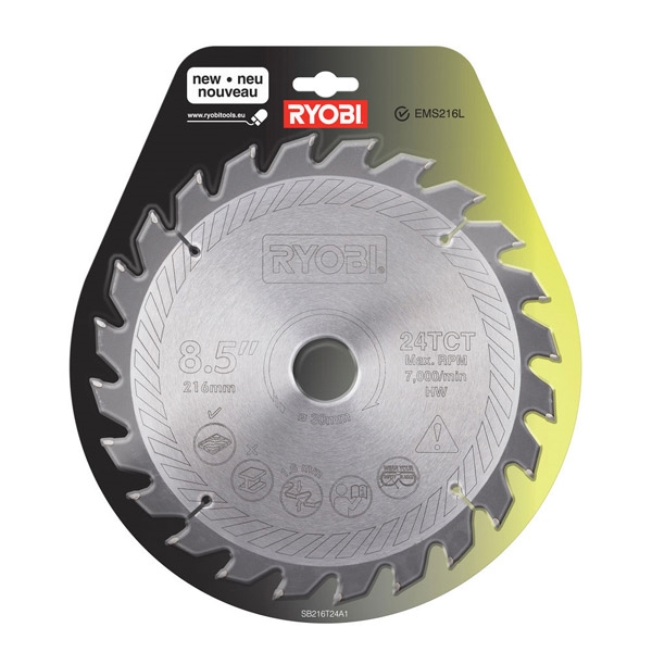 Ryobi SB216T24A1 Mitre Saw Blade (24 T)