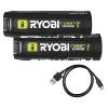 Ryobi USB Lithium 3.0Ah Battery Twin Pack (Tool Only) 4V RB4L30X2