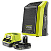 Ryobi ONE+ Compact DAB/DAB+ Radio with Bluetooth® Kit (1x 2.0Ah) 18V RRDAB18-120