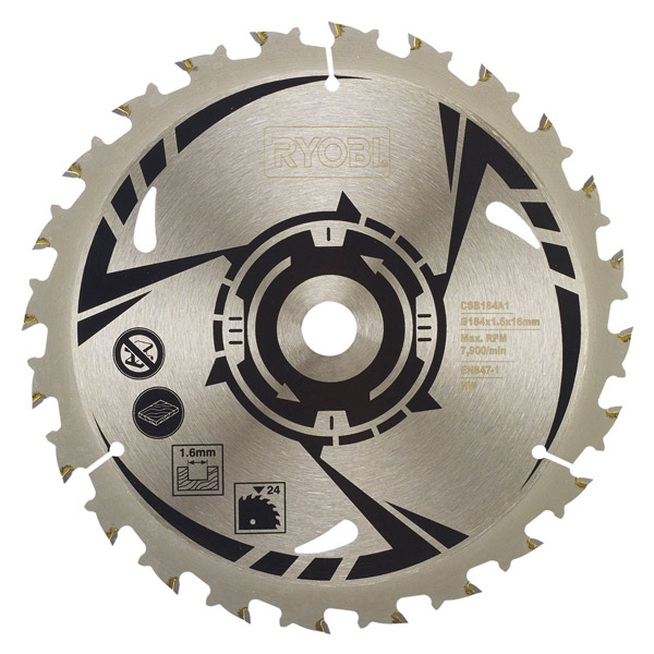 Ryobi 184mm Circular Saw Blade (Single) for R18CS7-0 CSB184A1