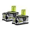 Ryobi ONE+ 5.0Ah Lithium+ Battery 2-Pack 18V RB18L50/2