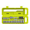 Ryobi 3/8" Ratchet & Socket Set (20pc) RHRS20PC