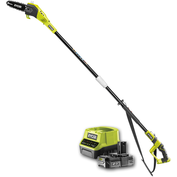 Ryobi Pole Saw Pruner Starter Kit RPP182020 18V ONE+ Cordless 20cm