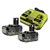 Ryobi ONE+ Dual Port Charger Kit (2x 4.0Ah) 18V RC18240-2C40L