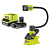Ryobi ONE+ LED Clamp Spotlight Kit (1x 2.0Ah) 18V RLCF18-120