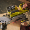 Ryobi ONE+ 216mm Sliding Mitre Saw 18V R18MS216-150 5.0Ah Kit