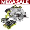 Ryobi ONE+ Brushless 184mm Circular Saw 18V R18CS7-150 5.0Ah Kit