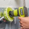 Ryobi Medium Bristle Round Scrubber Brush (110mm) RACLRM110