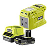 Ryobi ONE+ Battery Inverter Kit (1x 2.0Ah) 18V RY18BI150B-120