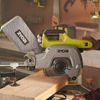 Ryobi ONE+ 216mm Sliding Mitre Saw 18V R18MS216-150 5.0Ah Kit