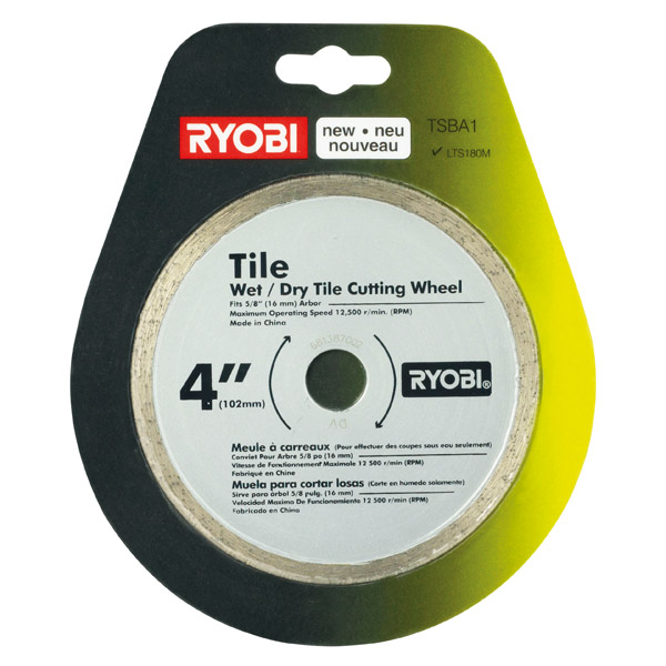 Ryobi Tile Saw Blade TSBA1 for use with LTS180M