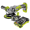 Ryobi ONE+ Brushless Angle Grinder 18V R18AG7-150 5.0Ah Kit