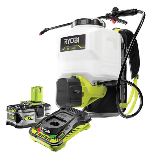 Ryobi ONE+ Backpack Sprayer 18V RY18BPSA-150 5.0Ah Kit