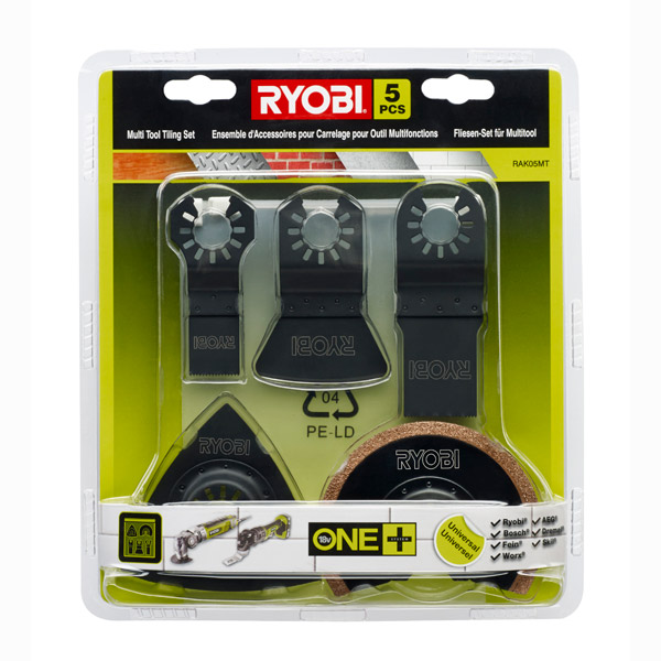 Ryobi Multi Tool Accessory Set for Tiling RAK05MT