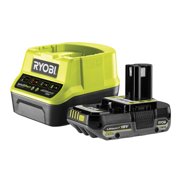 Ryobi ONE+ 2.0Ah Battery & Compact Charger Kit 18V RC18120-1C20