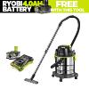 Ryobi ONE+ Wet & Dry Vac 18V R18WDV-150 5.0Ah Kit