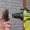 Ryobi Hard Bristle Round Scrubber Brush (110mm) RACLRH110
