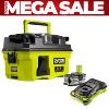 Ryobi ONE+ Wet & Dry Vac Kit (1x 5.0Ah) 18V RV1811-150