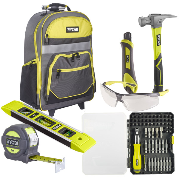 Ryobi Hand Tool Backpack Kit RYOBIHANDKIT2