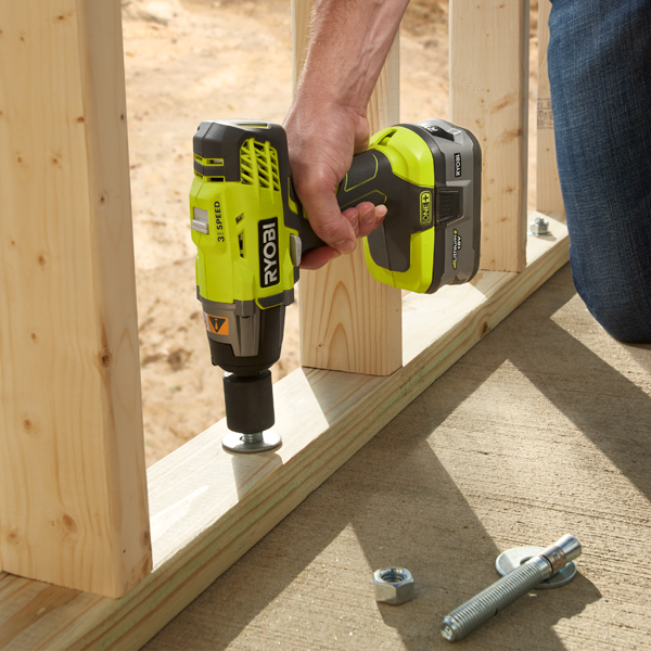 Impact Wrench Tool-Only RYOBI 18-Volt ONE Cordless 3-Speed 1/2 in 
