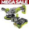 Ryobi ONE+ Brushless Angle Grinder 18V R18AG7-150 5.0Ah Kit