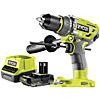 Ryobi ONE+ Brushless Combi Drill 18V R18PD7-120 2.0Ah Kit