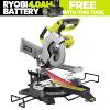 Ryobi ONE+ 216mm Sliding Mitre Saw 18V R18MS216-0 Tool Only