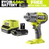 Ryobi ONE+ Brushless Impact Wrench Kit (1x 2.0Ah) 18V RIW18BL-120
