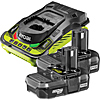 Ryobi RBC18LL13 18V ONE+ Twin 1.3Ah Batteries and Charger Kit