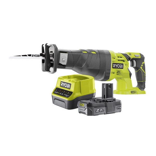 Ryobi Reciprocating Saw Kit R18RS-120 18V ONE+ c/w 1 x 2.0Ah Battery & Charger