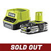 Ryobi ONE+ 1.5Ah Battery & Compact Charger Kit 18V RC18120-115